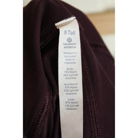 Lululemon Lost In Pace Skirt Tall 15 Dark Adobe W8770T Athletic Tennis Run - Picture 5 of 5